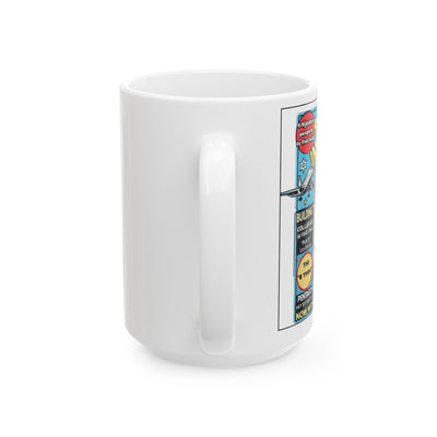 9/11 Conspiracy Crunch Ceramic Mug, (15oz)