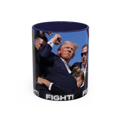 Trump FAILED assignation. Fight, Fight, Fight. Ceramic Controversial Cup, (11oz)