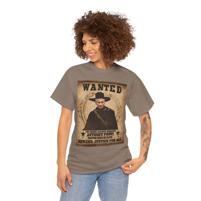 WANTED: Fauci” T-Shirt – Justice or Cover-Up?