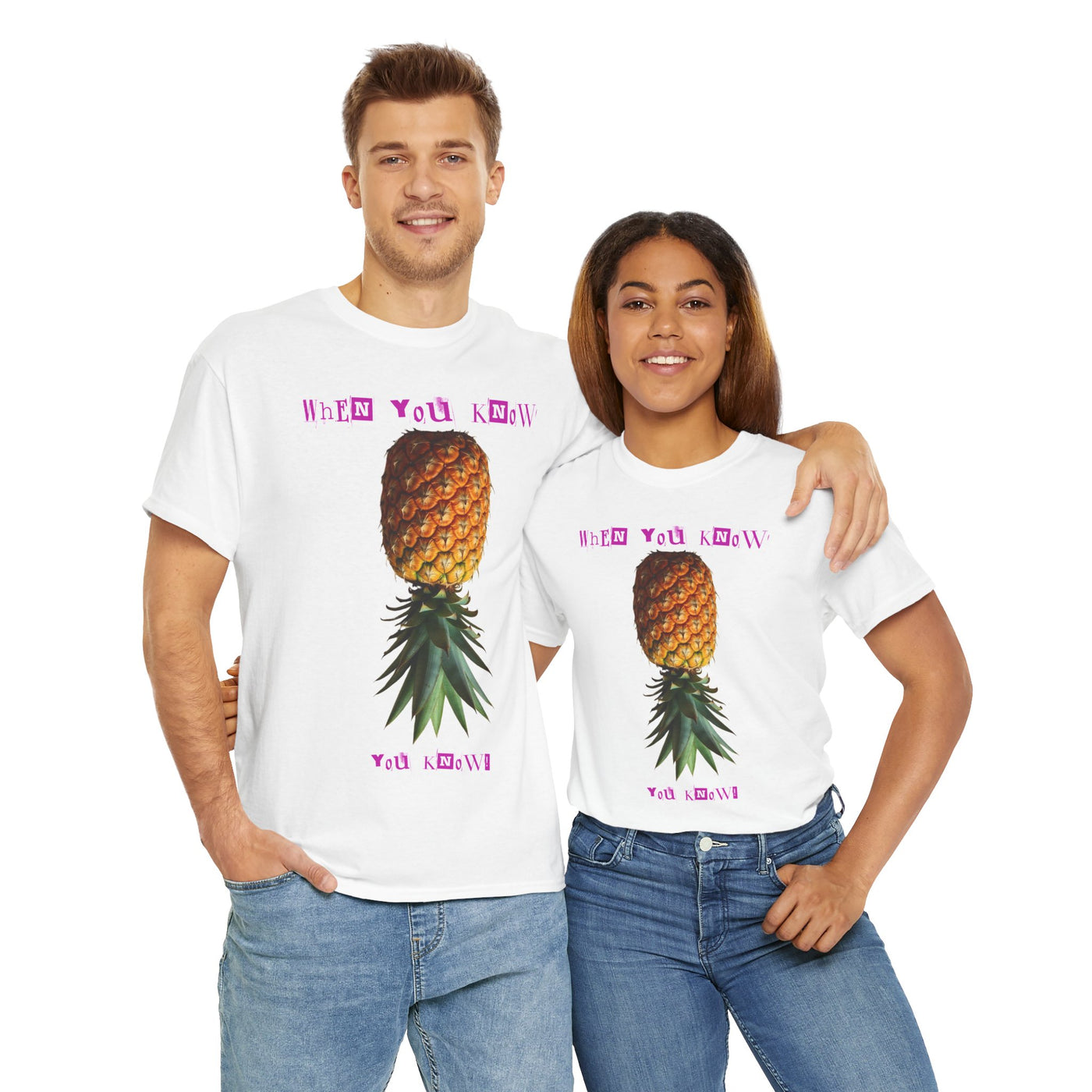 Upside down pineapple T shirt