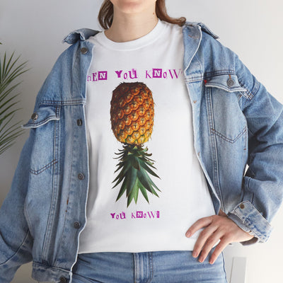 Upside down pineapple T shirt