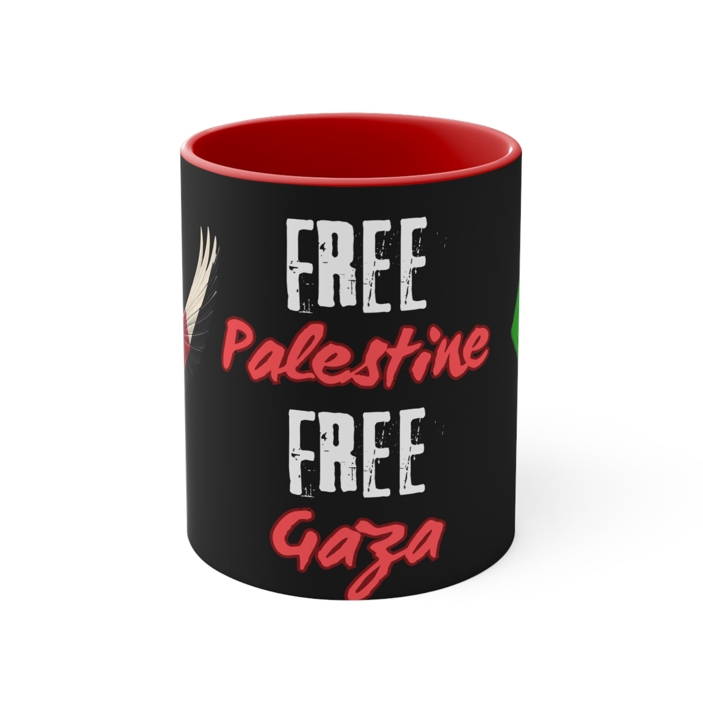 Free Palestine, Free Gaza..  Ceramic Controversial Cup 50% Profits go to families in Gaza.