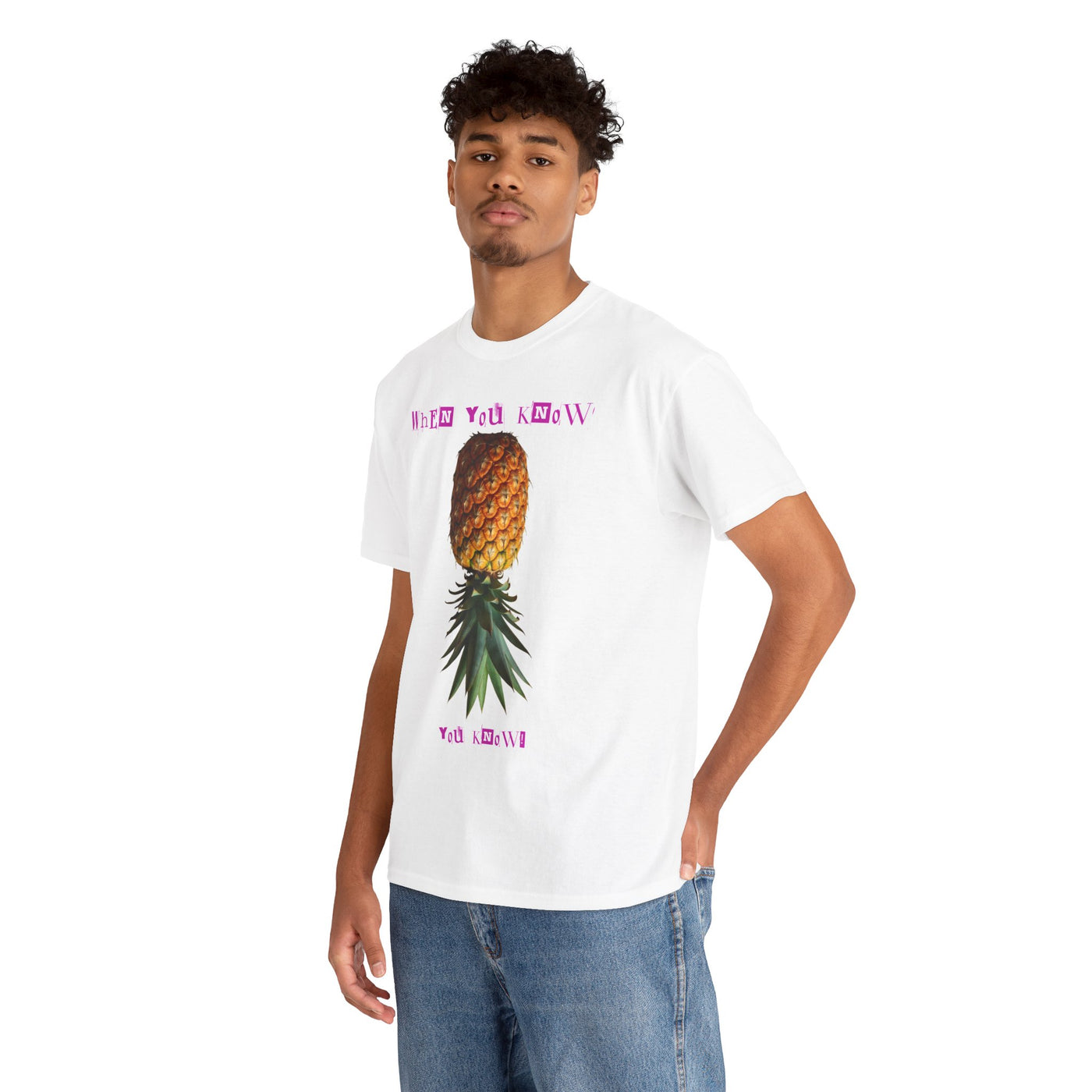 Upside down pineapple T shirt