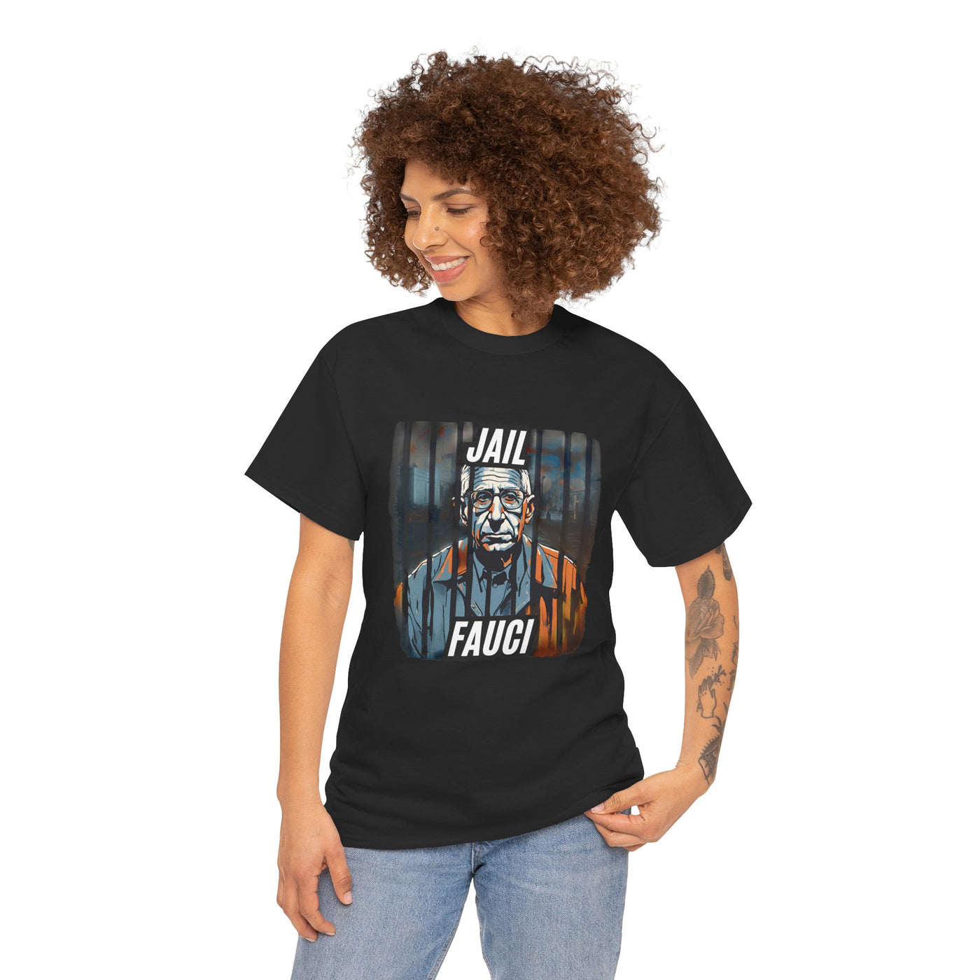 JAIL Fauci. T-shirt.