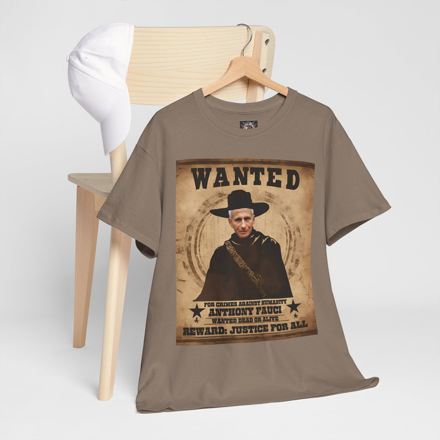 WANTED: Fauci” T-Shirt – Justice or Cover-Up?