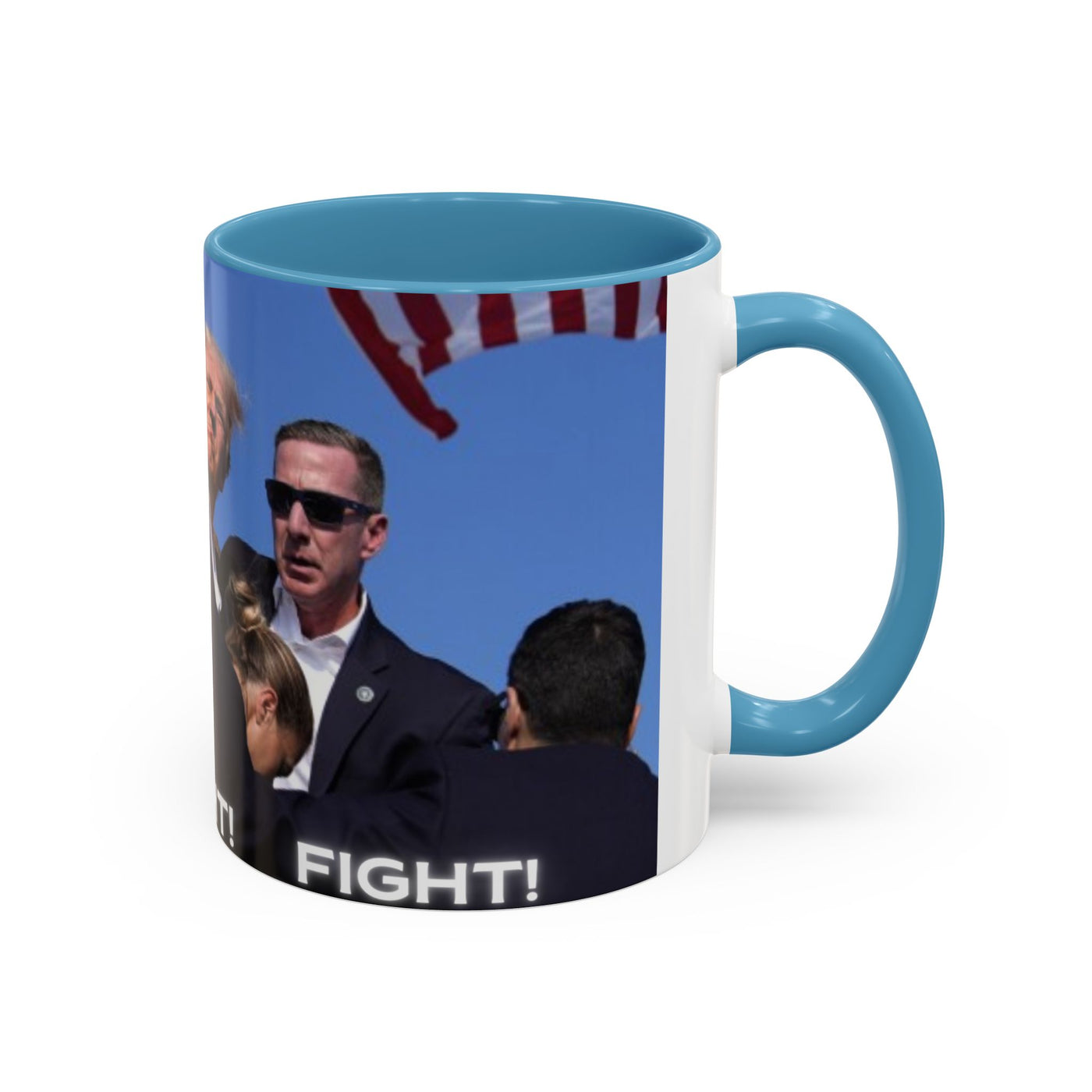 Trump FAILED assignation. Fight, Fight, Fight. Ceramic Controversial Cup, (11oz)