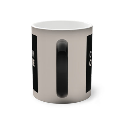 Obey, Conform, Consume, Fear, Forget.  Colour changing Controversial Cup, (15oz)