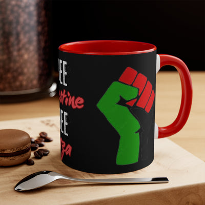 Free Palestine, Free Gaza..  Ceramic Controversial Cup 50% Profits go to families in Gaza.